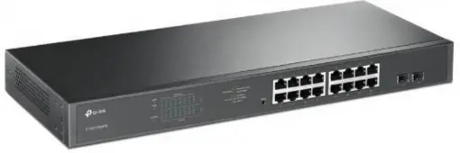 Ofertă exclusivă Switch 16 porturi PoE+ Gigabit, 2 porturi RJ45 Gigabit, 2 x Combo SFP Gigabit, Managed - TP-Link TL-SG1218MPE