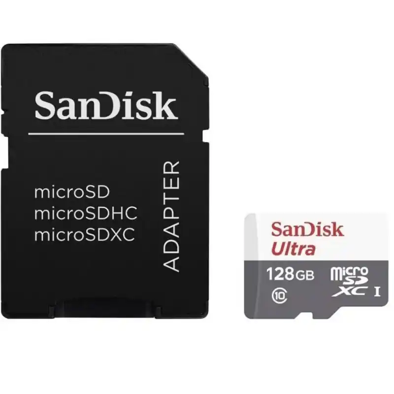 Card de Memorie MicroSDXC SanDisk , 128GB, Adaptor SD, Class 10 Livrare gratuită