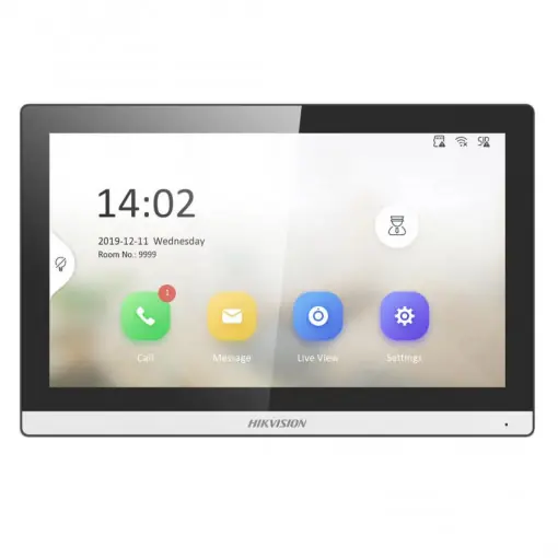 Doar azi Monitor videointerfon TCP/IP, Wi-Fi, ecran LCD 7', Alarma - HIKVISION DS-KH6350-WTE1