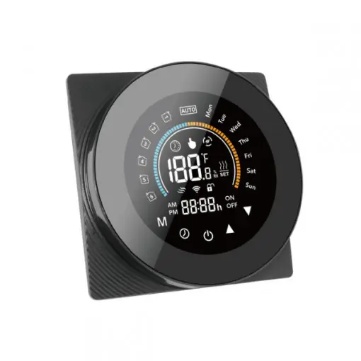 Nu rata Termostat inteligent WiFi SmartWise, compatibil cu eWeLink, tip B (16A) negru