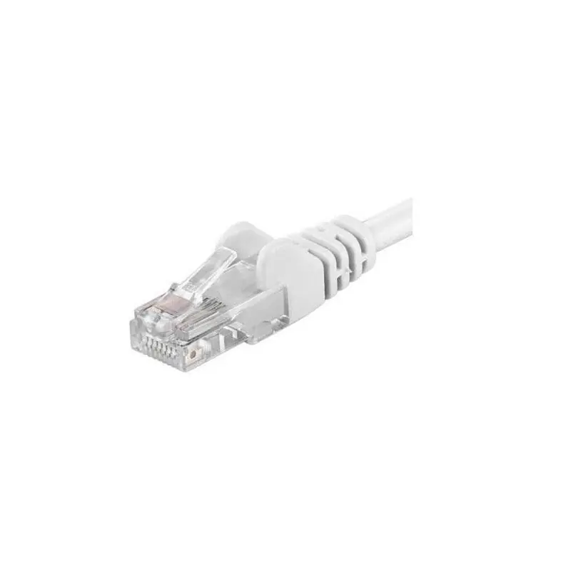 Patchcord UTP RJ45-RJ45 Cat.5e 2m alb,UTP-5E-2-W, pachcord din cupru Bestseller