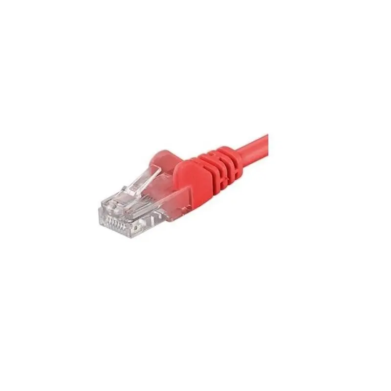 Livrare rapidă Patchcord UTP RJ45-RJ45 Cat.5e 2m rosu,UTP-5E-2-R, pachcord din cupru