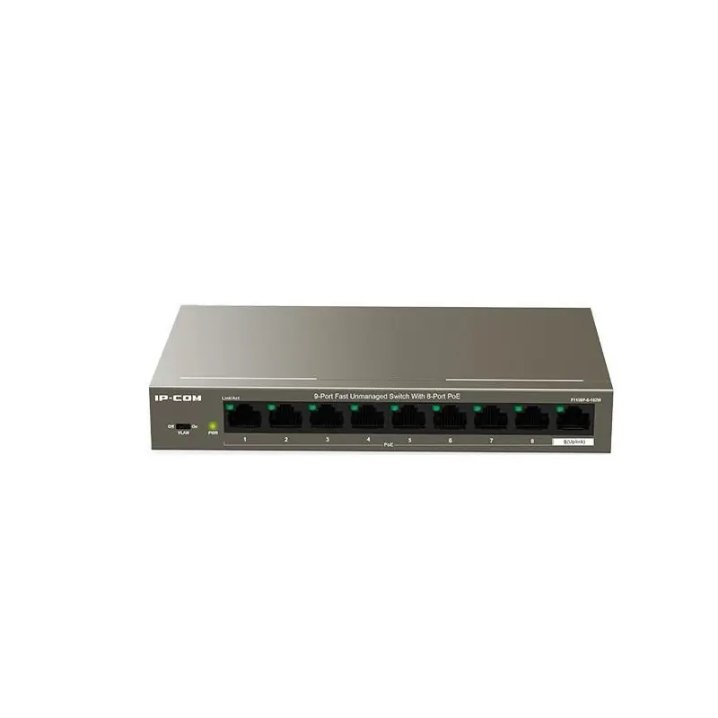 Retur gratuit Switch IP-COM F1109P-8-102W, 9 port, 10/100 Mbps
