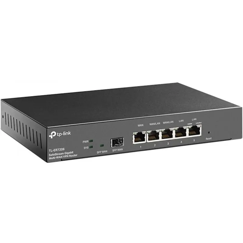Ofertă Router TP-Link TL-ER7206, Standarde si protocoale:IEEE 802.3, 802.3u, 802.3ab, interfata: 1x Fixed Gigabit SFP WAN Port, 1x Fi