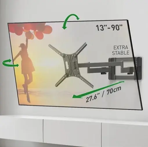 Suport TV perete Barkan FM 13-90" 60kg Livrare expres