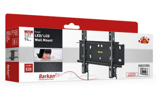 Calitate înaltă Suport TV perete Barkan fix 13-90" 60kg