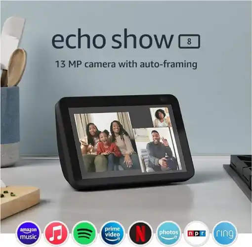 Ofertă limitată Amazon Echo Show 8(2nd Gen,2021)Charcoal