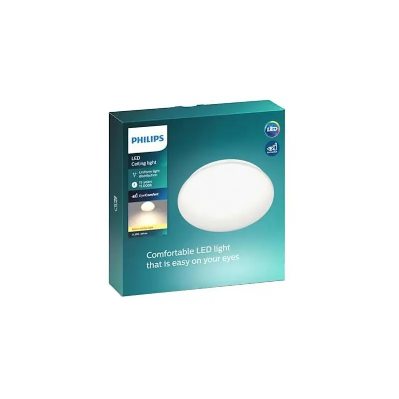 Promoție Plafoniera LED Philips CL200, 17W, 1900 lm, lumina neutra (4000K), IP20 ,32cm