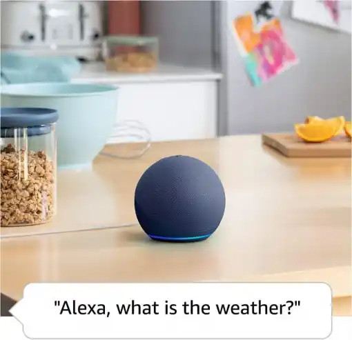 Amazon Echo Dot 5, with Alexa, Blue Discount
