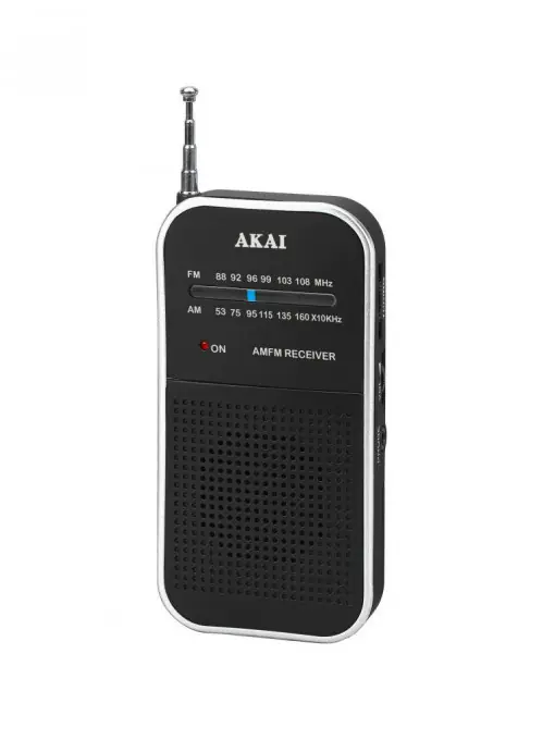 Radio Portabil Akai APR-350 0.3 W, negru Premium