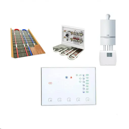 Vezi acum Termostat inteligent TUYA WiFi cu baza RF pentru centrala sau incalzire in pardoseala