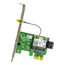 Retur gratuit Placa retea wireless Intel Dual Band Wireless-AC 7260 Desktop Kit PCI-E x1 full height - second hand