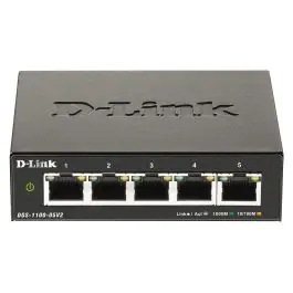 D-Link DGS-1100-05V2/E switch-uri Gestionate L2 Gigabit Ethernet (10/100/1000) Negru Reducere extra