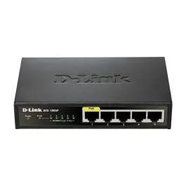 D-Link DES-1005P Fara management L2 Fast Ethernet (10/100) Power over Ethernet (PoE) Suport Negru Reduceri