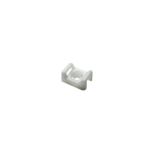 Calitate înaltă Suport plastic prindere coliere, ALB, 15x10x7 mm, 100 buc TAC-1-W