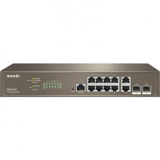 TENDA 12PORT GIGABIT L3 MANAGED SWITCH Reducere specială