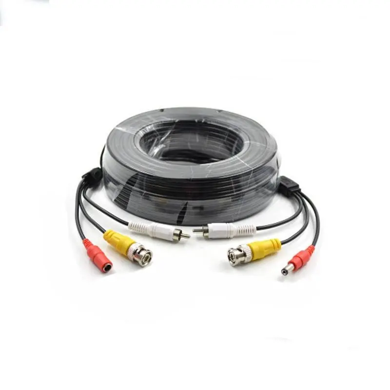 Ultima șansă Cablu video cu alimentare si audio 10 metri LN-EC04-10M-AUDIO conectori: BNC + DC+RCA Video Conductor: 26 AWG nsulation: 2.0mm