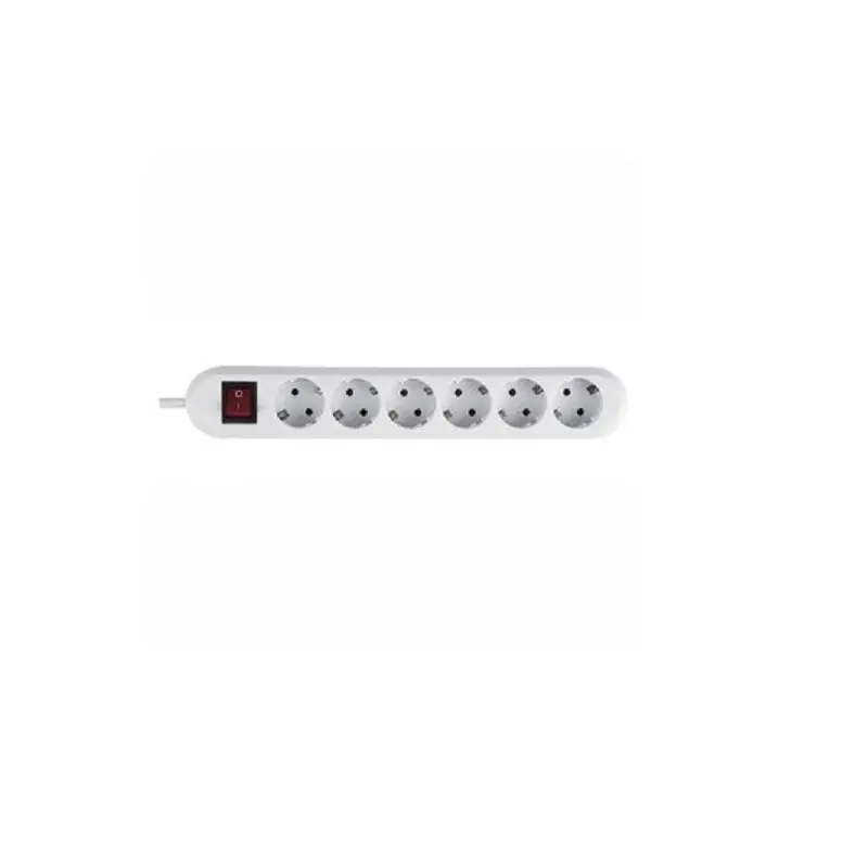 Prelungitor Bachmann SMART 6xCEE7/3 PC, cu intrerupator, lungime cablu 1.5m, H05VV-F 3G1.5, alb, demontabil Ofertă
