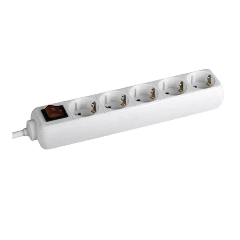 Reducere extra Prelungitor Bachmann SELLY 5xCEE7/3 PC, cu intrerupator, lungime cablu 3m, H05VV-F 3G1, alb