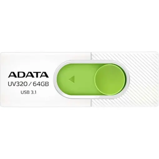 USB UV320 64GB WHITE/GREEN RETAIL Cel mai vândut