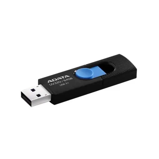 USB UV320 64GB BLACK/BLUE RETAIL Cel mai vândut