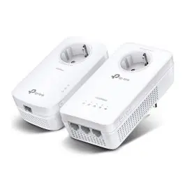 Promoție TP-Link TL-WPA8631P KIT adaptor rețea alimentare 300 Mbit/s Ethernet LAN Wi-Fi Alb 2 buc.