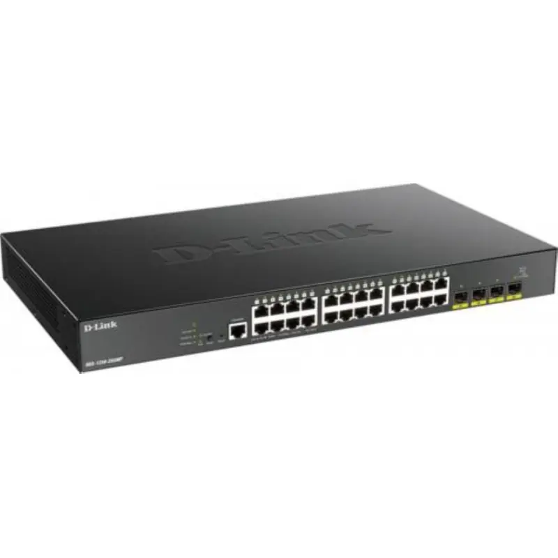 Switch D-Link DGS-1250-28XMP, 24 port, 10/100/1000 Mbps Ofertă exclusivă