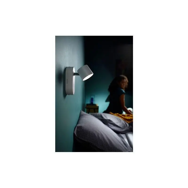 Ofertă Spot LED Philips myLiving Star, 4.5W, 170 lm, lumina calda (2700K),IP20 ,11cm, Metal, Alb