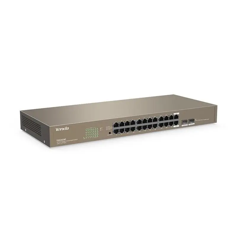 Plată securizată Switch TENDA TEG1024F, 24 port, 10/100/1000 Mbps