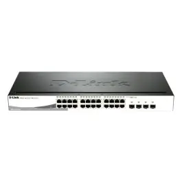 DLINK SW 24P-GB 4CMB 12P-POE SMART RM Livrare gratuită