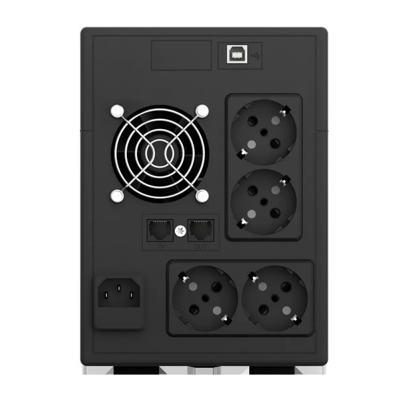 Retur gratuit UPS nJoy Cadu 1500, 1500VA/900W, Afisaj LCD cu ecran tactil, 4 x prize Schuko