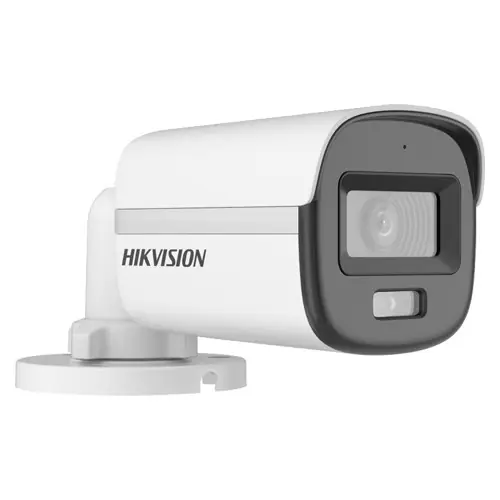 Reducere ColorVu, Dual Light -Camera analog 3K, lentila 2.8mm, IR 20m, WL 20m, TVI/AHD/CVI/CVBS, Mic., IP67 - HIKVISION DS-2CE10KF0T-LFS-2.8mm
