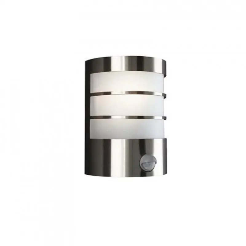 Promoție Aplica pentru exterior cu senzor de miscare Philips Calgary, 1xE27, max 60W, IP44, 100x140x155mm, Inox