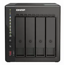QNAP TS-453E NAS Tower Intel® Celeron® J6412 8 Giga Bites 0 TB QNAP QTS Negru Comandă acum