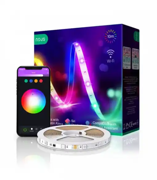 BANDA LED RGB 10M NOUS F2 WIFI SMART TUYA Ofertă de sezon