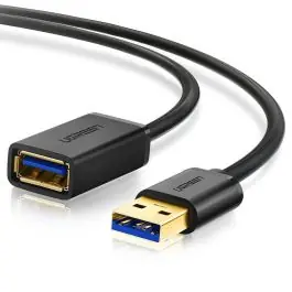 Nu rata Ugreen 10373 cabluri USB USB 3.2 Gen 1 (3.1 Gen 1) 2 m USB A Negru