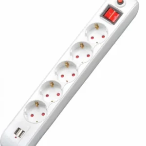 Cumpără online PRELUNGITOR SPACER SCHUKO x5 16A 4.5m WH