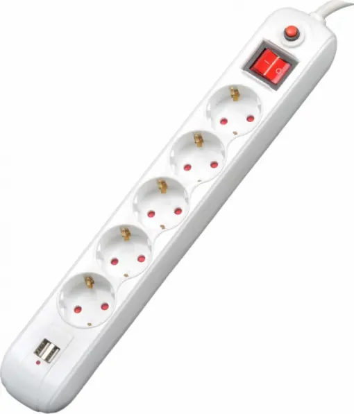 Cumpără online PRELUNGITOR SPACER SCHUKO x5 16A 4.5m WH