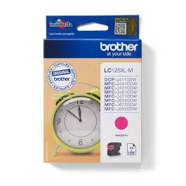Plată securizată Brother LC125XLM cartușe cu cerneală 1 buc. Original Productivitate Înaltă Extra (Super) Magenta