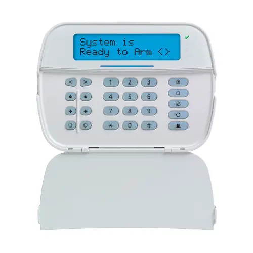 Ieftin Tastatura LCD alfanumerica, cablata, 128 zone, modul Power G, cititor proximitate, SERIA PRO - DSC HS2LCDRFPRO8EE3