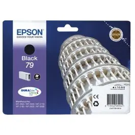Premium Epson Tower of Pisa Singlepack Black 79 DURABrite Ultra Ink