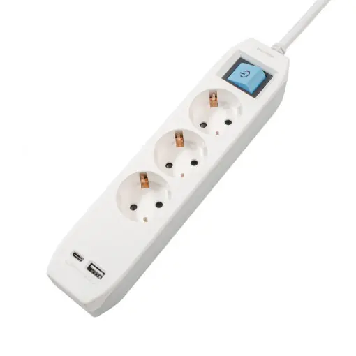PRELUNGITOR SPACER SCHUKO x3 16A 3m WH Ofertă limitată