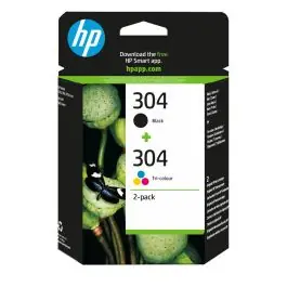 HP Pachet cu 2 cartuşe de cerneală originale 304 Negru/Tricolor Reduceri