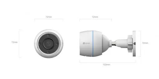 Cel mai vândut CAMERA WIFI 3MP 2.8MM IR 30M IP67