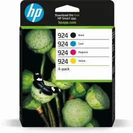 HP Pachet cu 4 cartușe de cerneală originală 924 CMYK Retur ușor