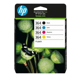 HP Pachet cu 4 cartuşe de cerneală originale 364 Negru/Cyan/Magenta/Galben Retur gratuit