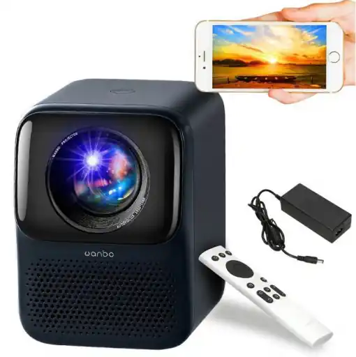 Ieftin Xiaomi Wanbo Projector T2 MAX Dark Blue