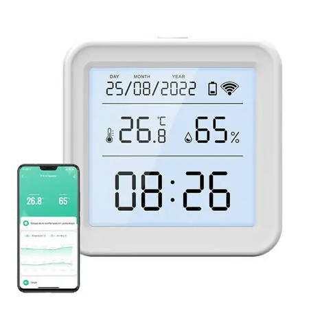 Senzor de temperatură și umiditate Wifi Gosund S6 (ecran LCD, iluminare de fundal) Cumpărături sigure