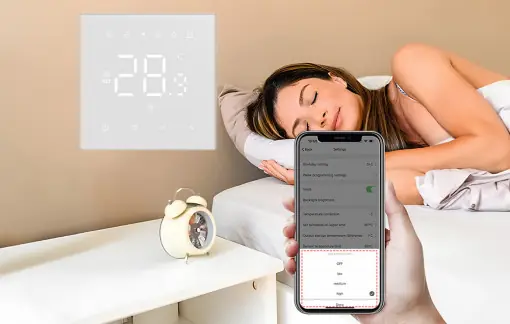 Cumpără online Smart thermostat Avatto WT410-BH-3A-W Gas Boiler 3A WiFi