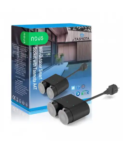 Ofertă exclusivă PRIZA DE EXTERIOR NOUS A4T WIFI SMART CU TASMOTA